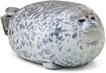 RUNYA Blob Seal Pillow Cute Chubby Seal Plush Toy Cotton Stuffed Animals