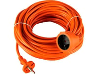 Blåsekabel 98-760# Pr-160 Nettverksforlengelseskabel 1-Kontakt Uten Jording 50M Oransje 2X1,5Mm