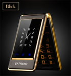 Unlocked 2G Dual SIM Flip Phone Double Screen Mobile Phone Big Button for Senior