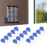 Drfeify Porte-clés d'accès 50pcs 125KHz Contrôle d'accès RFID EM4100 Carte Tag Token Key Chain Keyfob (ID)