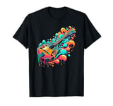 Splash Art Mandolin Instrument Musician Mandolist T-Shirt