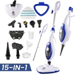 Superlex 12-in-1 Steam Cleaner Mop Upright & Handheld Floor Carpet Steamer 1500W