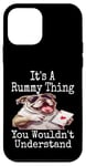 Coque pour iPhone 12 mini Funny It's A Rummy Thing You Wouldn't Understand Jeu de cartes