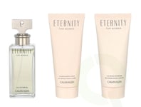 Calvin Klein Eternity For Women Giftset 250 ml Edp Spray 50ml/Body Lotion 100ml/Shower Gel 100ml