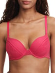 Passionata Womens Olivia Extra Push-Up Bra - Lipstick Pink Polyamide - Size 34DD