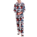 Christmas Family Jammies Deer Patterns Zipper Closure One Piece Sleepwear Ou SG5