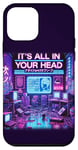 iPhone 12 mini It's All In Your Head Cyberpunk Japanese Vaporwave Aesthetic Case