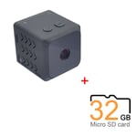 Caméra IP WiFi WD5 Caméscope portable sans fil Point chaud a distance Caméra P2P HD 720P DVR IR Vision nocturne Détection de mouvement, carte Micro SD 32 Go