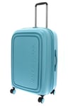 Mandarina Duck LOGODUCK + Trolley Medium EXP, Aqua, Standard Size, Linea iconica di in policarbonato