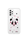 Evetane Coque et étui téléphone mobile samsung galaxy a72 souple transparente panda géométrique rose motif ecriture tendance evetane