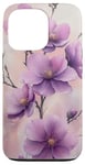 Coque pour iPhone 13 Pro Fleur De Cerisier Japonais Fleur Pourpre