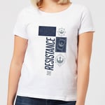 Star Wars The Resistance White Women's T-Shirt - White - M - White