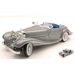 MERCEDES 500 K TYPE 1936 SILVER 1:18 Maisto Auto d'Epoca Modellino