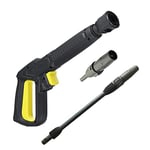 Aim Tools High Pressure Washer Quick Connect Trigger Gun with Wand Dirt Lance Adjustable Spray Nozzle Compatible with Karcher Pressure Washers K2 K3 K4 K5 K6 K7 Hose Quick Release System