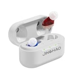 JINGHAO Amplificateur De Son Rechargeable - Paire d'amplificateurs sonores personnels Comprend Un Appareil Droit Et Gauche, Avec Portable Boîtier De Chargement