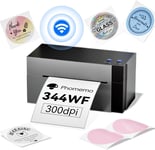 344WiFi Imprimante Thermique Etiquette Autocollante, Imprimante Etiquettes Expédition pour Les Bureau et Les Petites Entreprises, Compatible avec , Ebay, Etsy, Ups, Wish, Shopify