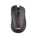 Trust GXT 931 Ybar Dual Wireless Gaming Mouse Bluetooth + 2.4GHz Low Latency, Rechargeable Mouse 200-7200 DPI, 70% Recycled Plastics, Programmable RGB Mouse for Computer PC Laptop, Black