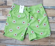 Nike Sportswear Flow Board Swim Sport Shorts Daisy Floral Mens Medium RRP £40