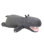 Nemu Nemu Animals - Grosse Peluche Hippopotame - Grande Peluche Animaux Extra Douce et Douillette - Conçu au Japon - Taille L - 48 cm