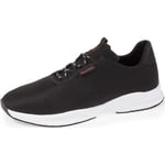 Baskets Isotoner  Baskets Confort Homme Slip-on lacets Noir/Blanc