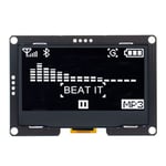 écran LCD OLED pour Ardu37UNO R3 C51",technologie SSD1309 2.4,7 broches éventuelles I/IIC I2C,interface série,2.42 pouces,128 pouces,"12864x64 - Type I2C interface white #A