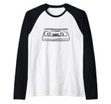 Video Cassette Retro Raglan Baseball Tee