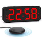 Loud Alarm Clock for Heavy Sleepers Adults,Dual Alarm Clock with Bed Shaker2794