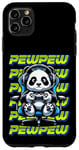 Coque pour iPhone 11 Pro Max Graphique de jeu vidéo Panda Pew pour hommes, garçons, femmes, enfants