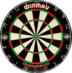 Winmau Winmau Board Diamond Wired Pihapelit ja ulkoleikit MULTICOLOR