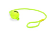 Karlie Dog Tennisball+Rope Yel 17X6