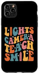 Coque pour iPhone 11 Pro Max Lights Camera Teacher Smile