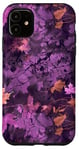 Coque pour iPhone 11 Violet abstrait Floral Frogskin Ozark Timber Duck Camo