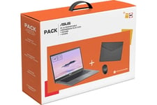 PACK FNAC-DARTY ChromeBook Plus CX3402CBA 14" LED FHD Intel Core i3 1215U RAM 8 Go LPDDR5 256 Go eMMC Intel Graphics UHD - Chrome OS + Souris