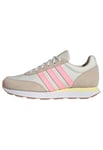 adidas Women's Run 60s 3.0 Shoes, Wonder White/Pink Spark/Off White, 4.5 UK