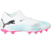 Future 7 Match FG/AG W fotbollsskor Dam PUMA White-PUMA Black-Poison Pink 7