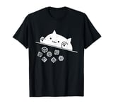 Cute Cat Gamer RPG Game Rainbow Dice Nerdy Men Women Kids T-Shirt