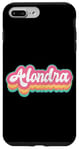 Coque pour iPhone 7 Plus/8 Plus Alondra Prénom Fille Vintage Années 70 80 Personnalisé