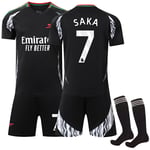 2024-2025 Arsenal Aawy Barn Vuxen Fotbollströja Jersey Nr 7 Saka 26