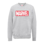 Sweat Homme Logo Principal - Marvel - Gris - XXL