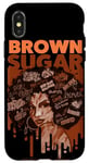 Coque pour iPhone X/XS Brown Sugar 100% Melanin Black Afro American History Month