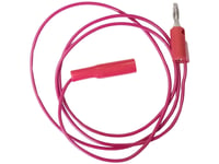 Mueller Electric Bu-2031-A-24-2 Prøveledning Bananstik 4 Mm Mini-Krokodillenæb 0.6 M Rød 1 Stk