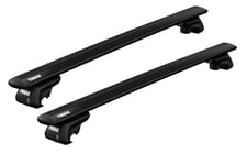 Thule WingBar EVO Black Toyota RAV4 5-dr SUV 2013-2018 rails / reling