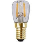 Star Trading LED-Lampa E14 Päronlampa Amber 1,3W 50lm 2000K Dimbar