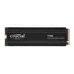 Crucial T700 2TB SSD with Heatsink PCIe Gen 5 NVMe M.2 Solid State Drive - CT2000T700SSD5