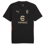 Milan Tränings T-Shirt - Svart/For All Time Red - PUMA, storlek X-Large