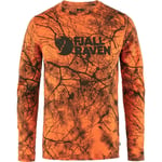 Fjällräven Mens Värmland Wool L/S (Orange (ORANGE MULTI CAMO/261) XX-large)