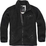 Brandit Teddyfleece Jacket, Black, S