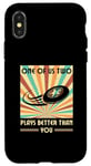 iPhone X/XS One of us two plays better than you Frisbee Disc Golf Case