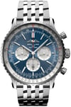 Breitling AB0137211C1A1 Navitimer B01 Chronograph 46 Blå/Stål Ø46 mm