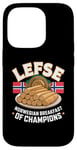 iPhone 14 Pro Lefse Norwegian Breakfast If Champions - Norway Food Case